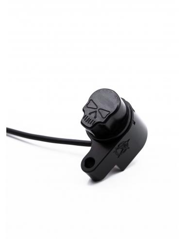 RBW-SKULL LEFT-HAND SIDE BLACK RIDE MODE SELECTOR FOR HD 2014 TO 2015 (WIRE THROTTLE ONLY)