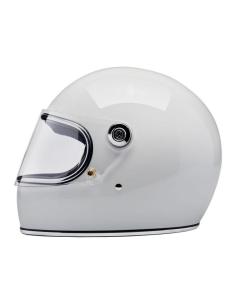 BILTWELL GRINGO S 22.06 GLOSS WHITE HELMET 2