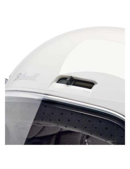 BILTWELL GRINGO SV GLOSS WHITE HELMET