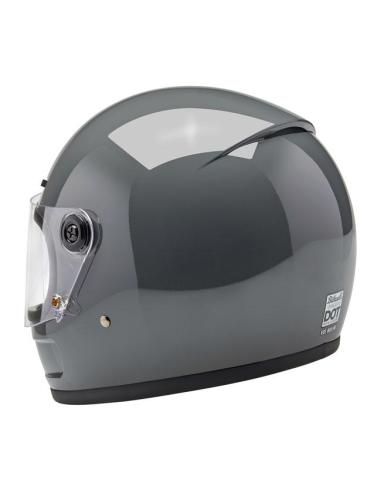 BILTWELL GRINGO SV GLOSS STORM GREY HELMET