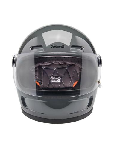BILTWELL GRINGO SV GLOSS STORM GREY HELMET