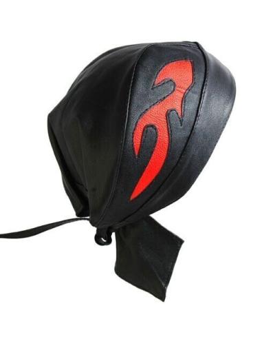 Comprar Bandana Cuero Con Llama Anaranjada a precio de oferta