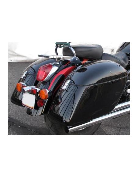copy of "JUMBO STRONG" HARD SADDLEBAGS EASILY FIT ON MOST CRUISERS