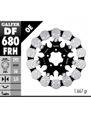 Comprar Disco De Freno Flotante Delantero Skull Galfer Varias Harley Df680Frh a precio de oferta