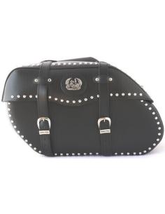 Comprar Alforjas De Piel Texas Con Tachuelas a precio de oferta