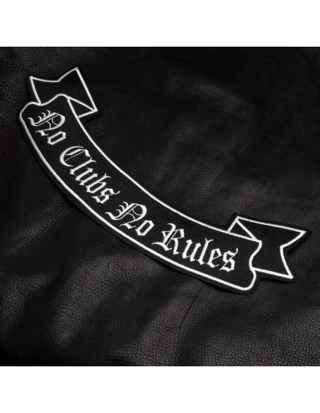 Comprar Parche De Lona Bordado No Clubs No Rules 34 X 14 Cm. a precio de oferta