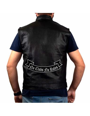 Comprar Parche De Lona Bordado No Clubs No Rules 34 X 14 Cm. a precio de oferta