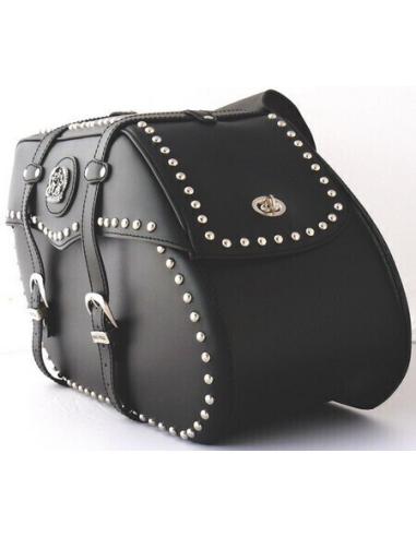 Leather Saddlebags Texas With Studds | Sale Price