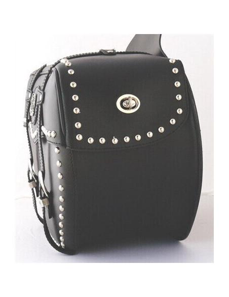Sacoches En Cuir Californien Avec Clous | Prix Promo