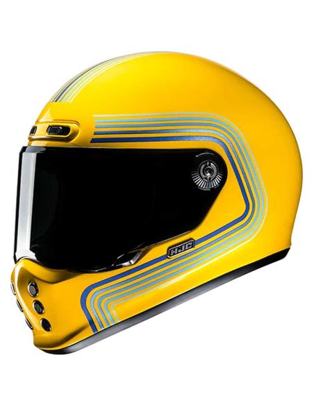 Comprar Casco Neo Retro Hjc V10 Foni En Amarillo a precio de oferta