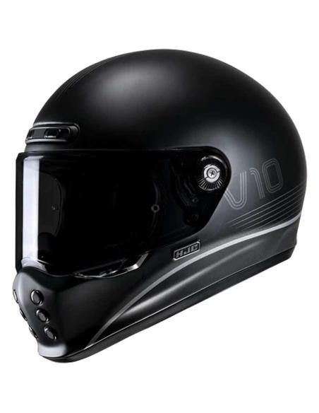 HJC V10 TAMI RETRO FULL FACE HELMET BLACK