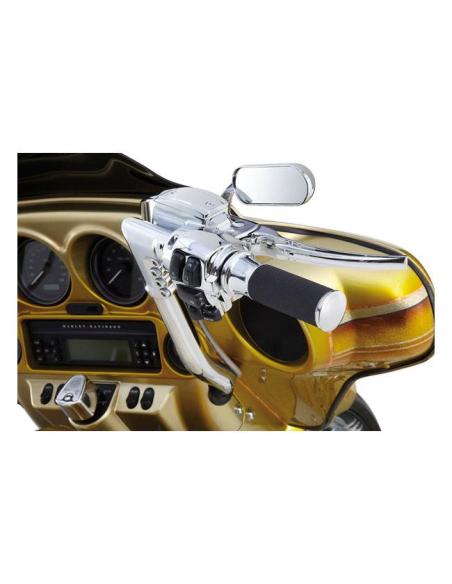 ARLEN NESS FUSION BILLET SMOOTH GRIPS CHROME