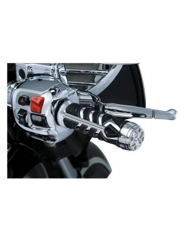 PUNHOS KURYAKYN SPEAR EM CROMADO PARA MODELOS INDIAN