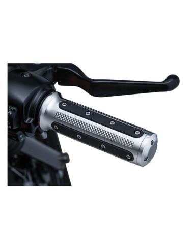 Comprar Puños Kuryakyn "Heavy Industry" En Cromado Para Harley Davidson a precio de oferta