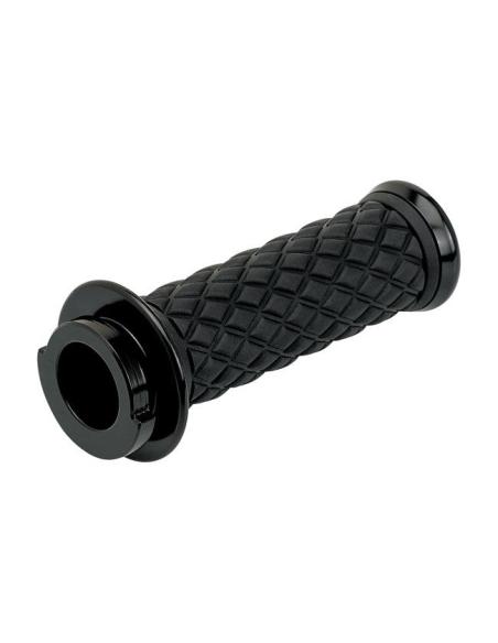 BILTWELL ALUMICORE GRIPS IN BLACK FOR HARLEY DAVIDSON