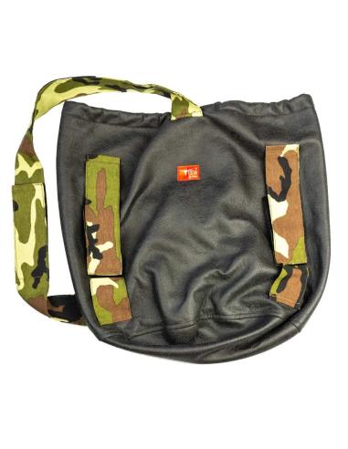 Comprar Bolsa Bandolera Portacasco Testa Con Tiras En Camuflaje a precio de oferta