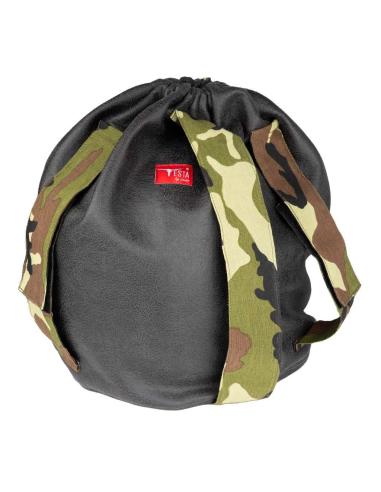 PORTE-CASQUE SAC A BANDOULIERE TESTA AVEC BANDES CAMOUFLAGE