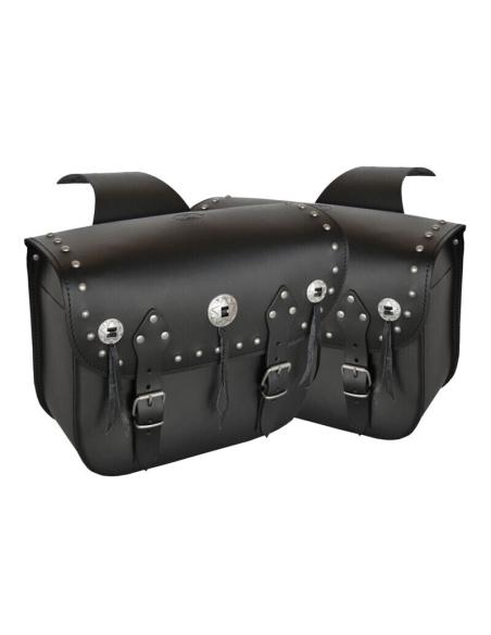 SACOCHES CLASSIQUES EN CUIR POUR FUSILS AVEC CLOUS