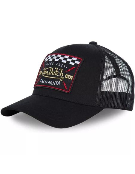 Acquista Cappello Von Dutch Blacky 4B con Patch Live Fast a prezzo scontato