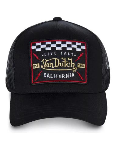 Acquista Cappello Von Dutch Blacky 4B con Patch Live Fast a prezzo scontato