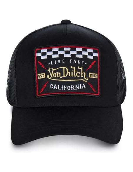 VON DUTCH BLACKY 4B CAP WITH LIVE FAST PATCH