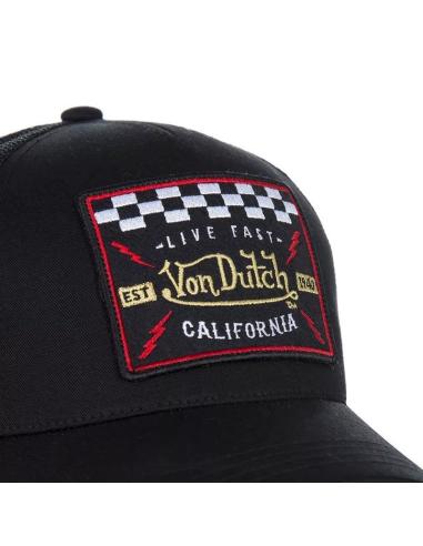 Von Dutch Blacky 4B Cap Com Patch Live Fast