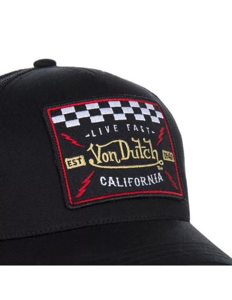 VON DUTCH BLACKY 4B CAP WITH LIVE FAST PATCH