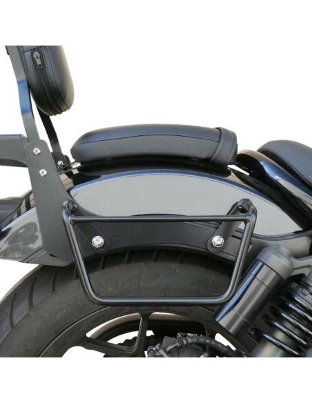 SADDLEBAG HOLDER KLIKFIX BLACK FOR HONDA REBEL 1100