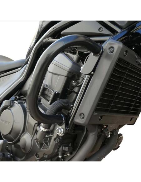 DEFESAS DE MOTOR PRETO DE 30MM PARA HONDA REBEL 1100 CMX1100