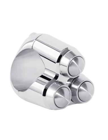 PINCE À TROIS BOUTONS POUR GUIDON CROMED 25MM (1")