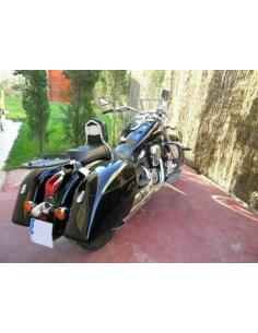 Saddlebags Rígidos "Forte" Brilho Preto 26 L. | Preço Promocional 2