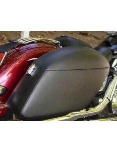 Saddlebags Rígidos "Forte" 26 L. Forrado Em Couro