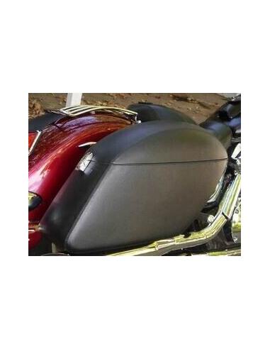 Saddlebags Rígidos "Forte" 26 L. Forrado Em Couro
