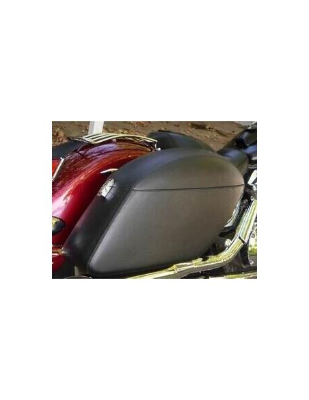 Saddlebags Rígidos "Forte" 26 L. Forrado Em Couro