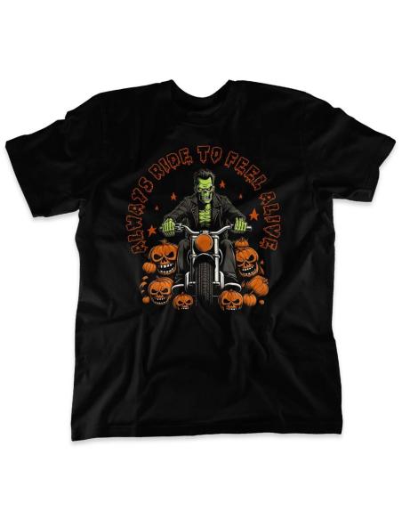 Comprar Camiseta Masculina Frankestein Always Ride To Feel Alive Icc a precio de oferta