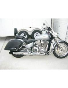 Saddlebags Rígidos "Forte" 26 L. Forrado Em Couro 2
