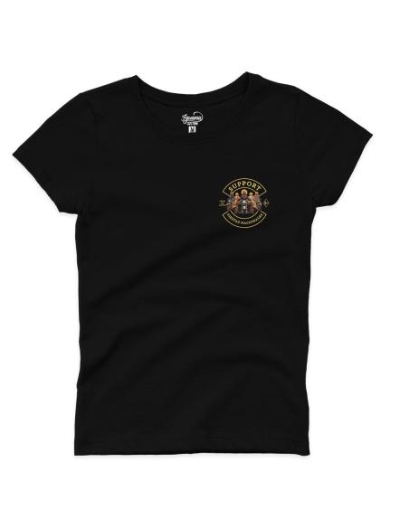 T-SHIRT FEMININA "SUPPORT TODOS LOS SANTOS" DA ICC