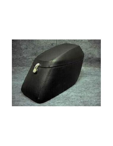 SADDLEBAGS RÍGIDOS "NOVO CANTO" 25 L. FORRADO EM COURO