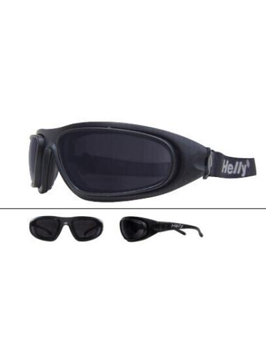 ÓCULOS DE MOTOCICLETA ÁGUIA COM 2 LENTES E BORRACHA