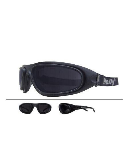 MOTORCYCLE GLASSES EAGLE WITH 2 LENSES AND RUBBER