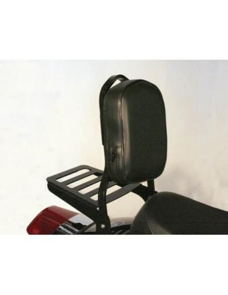 BLACK BACKREST WITH HARLEY SPORTSTER GRILL