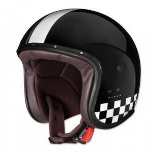 CASCO JET FREERIDE INDY NERO E BIANCO CABERG