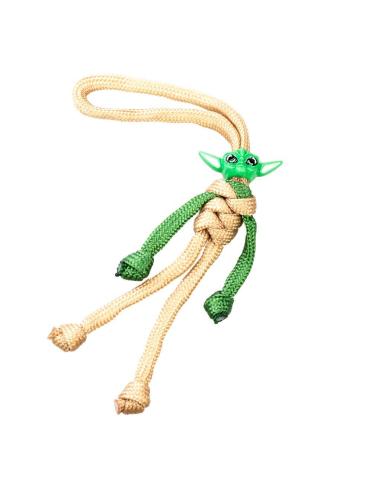 BIKER BUDDY BABY YODA PARACHUTE CORD KEYCHAIN