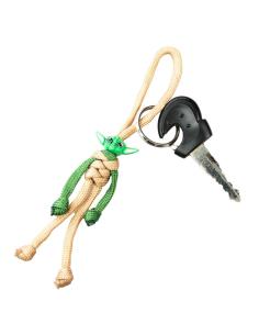 BIKER BUDDY BABY YODA PARACHUTE CORD KEYCHAIN 2