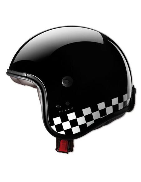 Comprar Casco Jet Freeride Indy Negro Y Blanco Caberg a precio de oferta