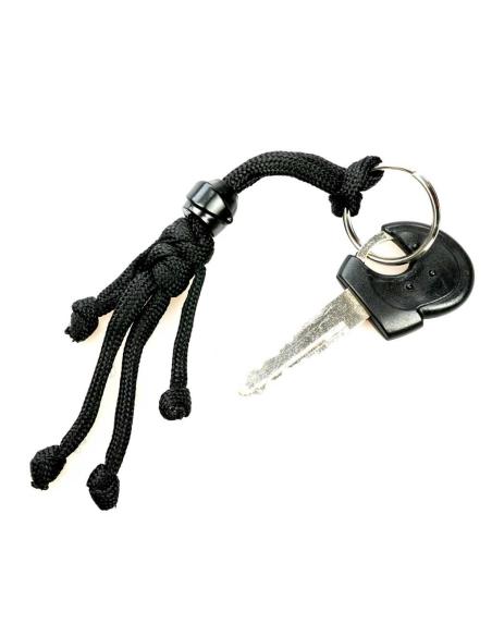 BIKER BUDDY NOIR BIKER PARACHUTE BIKER ROPE KEYCHAIN