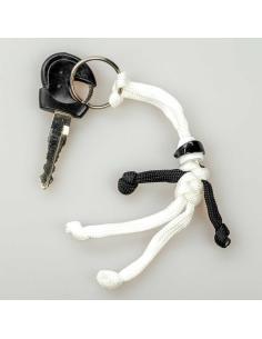Comprar Llavero Biker Buddy De Cuerda Blanca De Paracaidas Con Casco a precio de oferta 2
