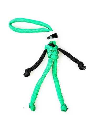 Comprar Llavero Biker Buddy Verde De Cuerda De Paracaidas Con Casco a precio de oferta