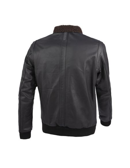 Jaqueta BY CITY The Alfa Man castanha de pele CE AA