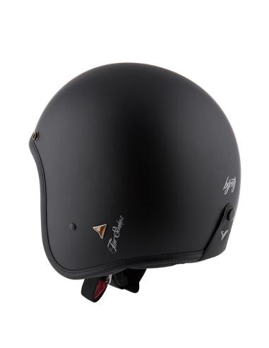 CASQUE JET BY CITY TWO STROKES FULL BLACK